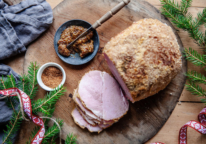 Griljering till skinkan med Grönstedst julcognac