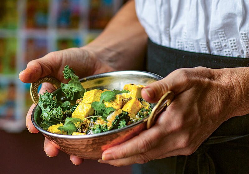 Palak paneer