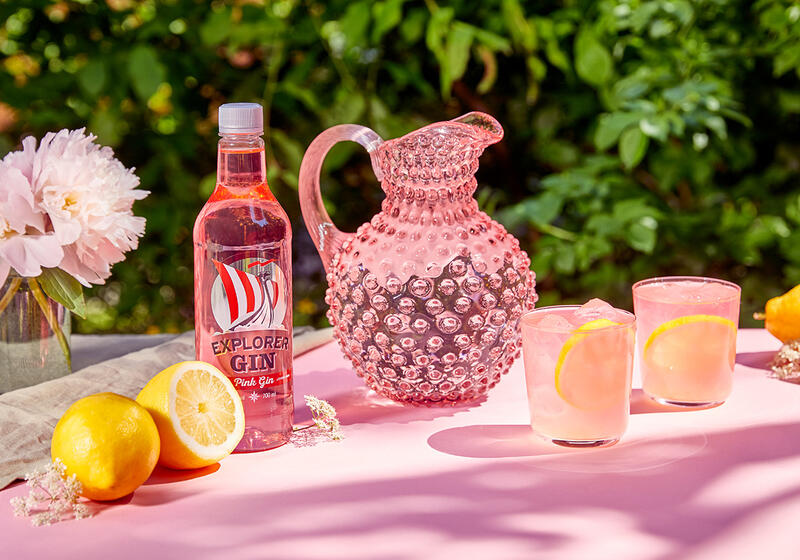 Explorer Pink Gin Lemonade